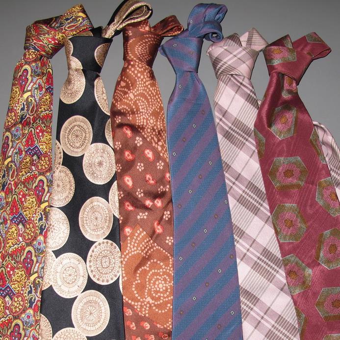 Christian Dior Vintage Lot of 6 Silk Ties - poupishop