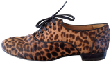 Christian Louboutin Foal-Style Calfskin Leopard Men Shoes Sz44