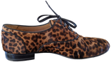 Christian Louboutin Foal-Style Calfskin Leopard Men Shoes Sz44