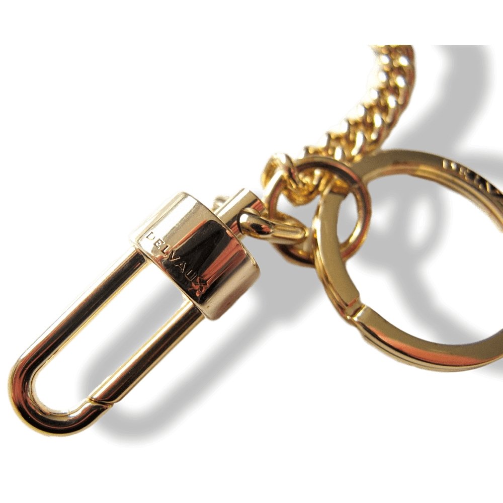 Delvaux Green Almond Madame Patent Leather Bag Charm Key Ring, NIB! - poupishop