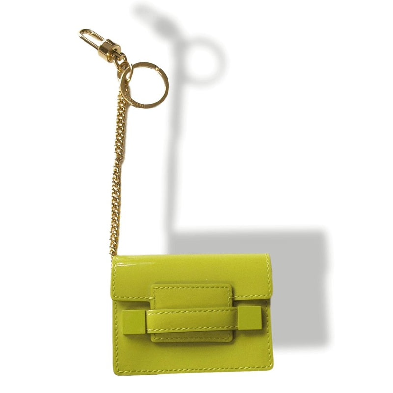 Delvaux Green Anis Lime Madame Bag Charm Key Ring