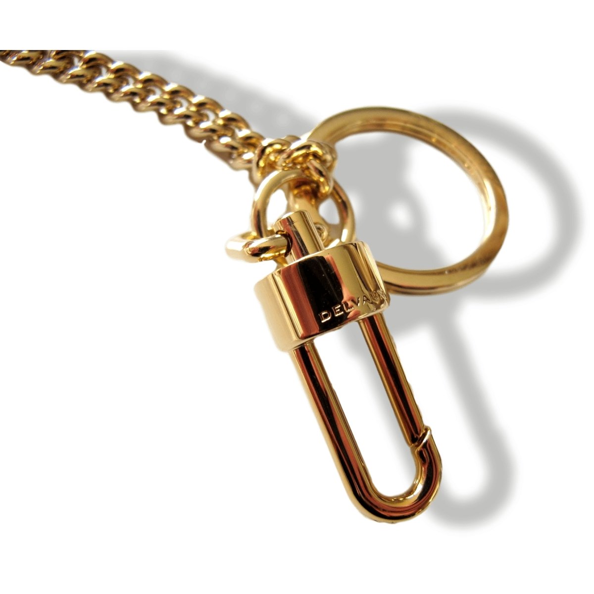 Delvaux Pink Madame Patent Leather Bag Charm Key Ring, New! - poupishop