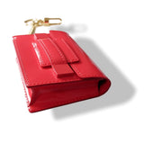 Delvaux Pink Madame Patent Leather Bag Charm Key Ring, New! - poupishop