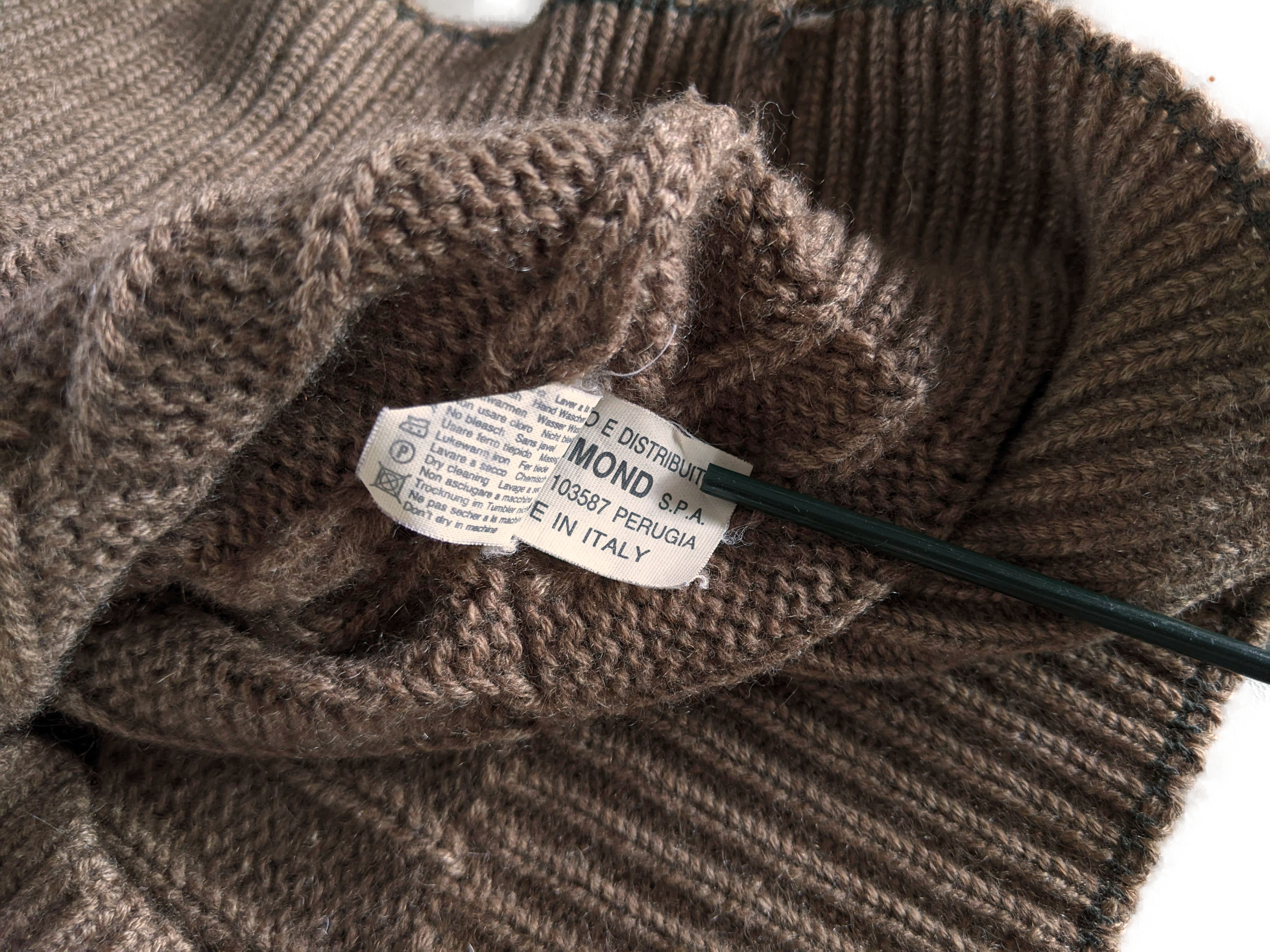 Emmond Nuts 100% Cashmere Cable Knit Sweater, Sz6 Réussite