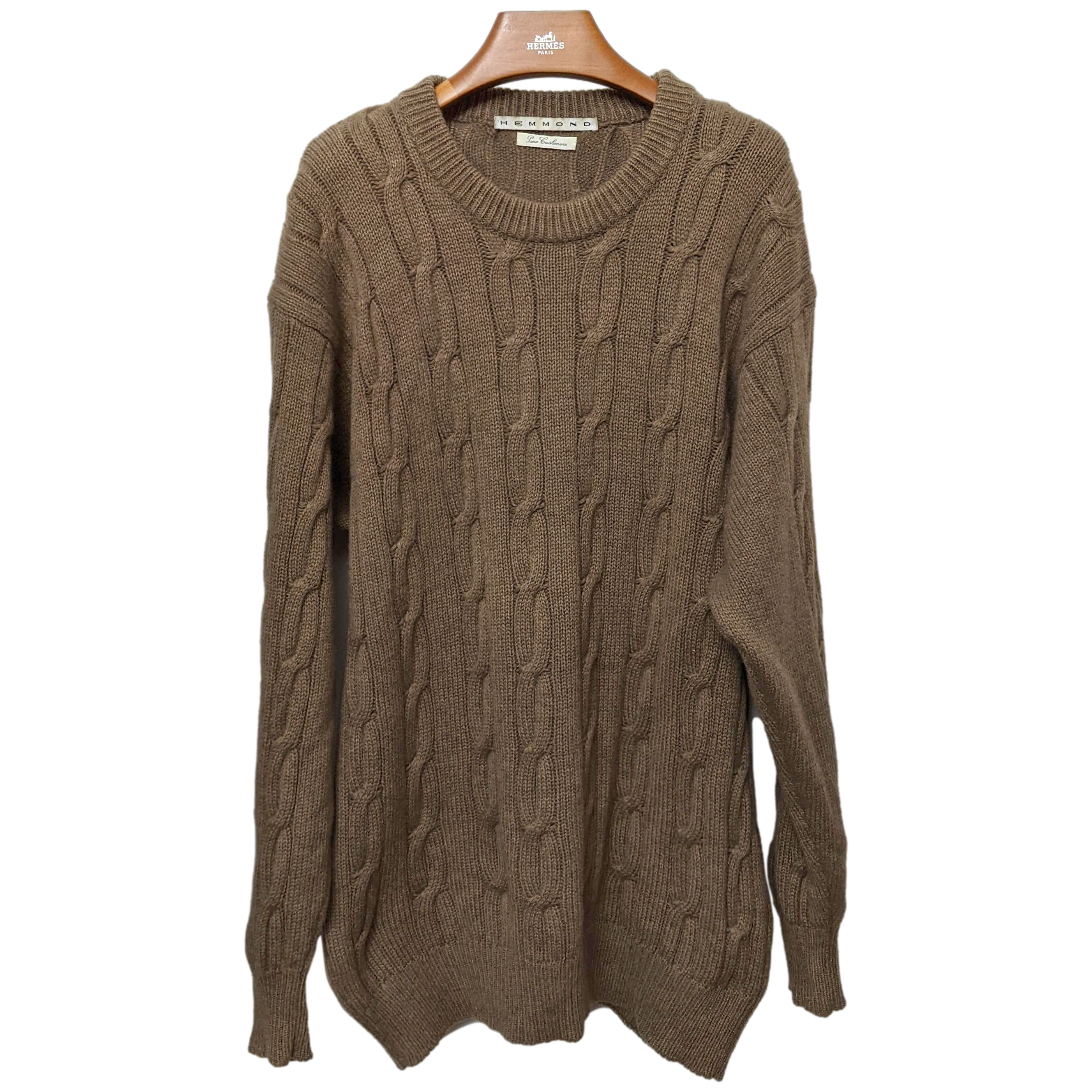 Emmond Nuts 100% Cashmere Cable Knit Sweater, Sz6 Réussite