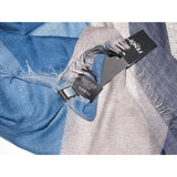 Fendi Blue/Grey Monster Cashmere Shawl 100cm, NWT! - poupishop