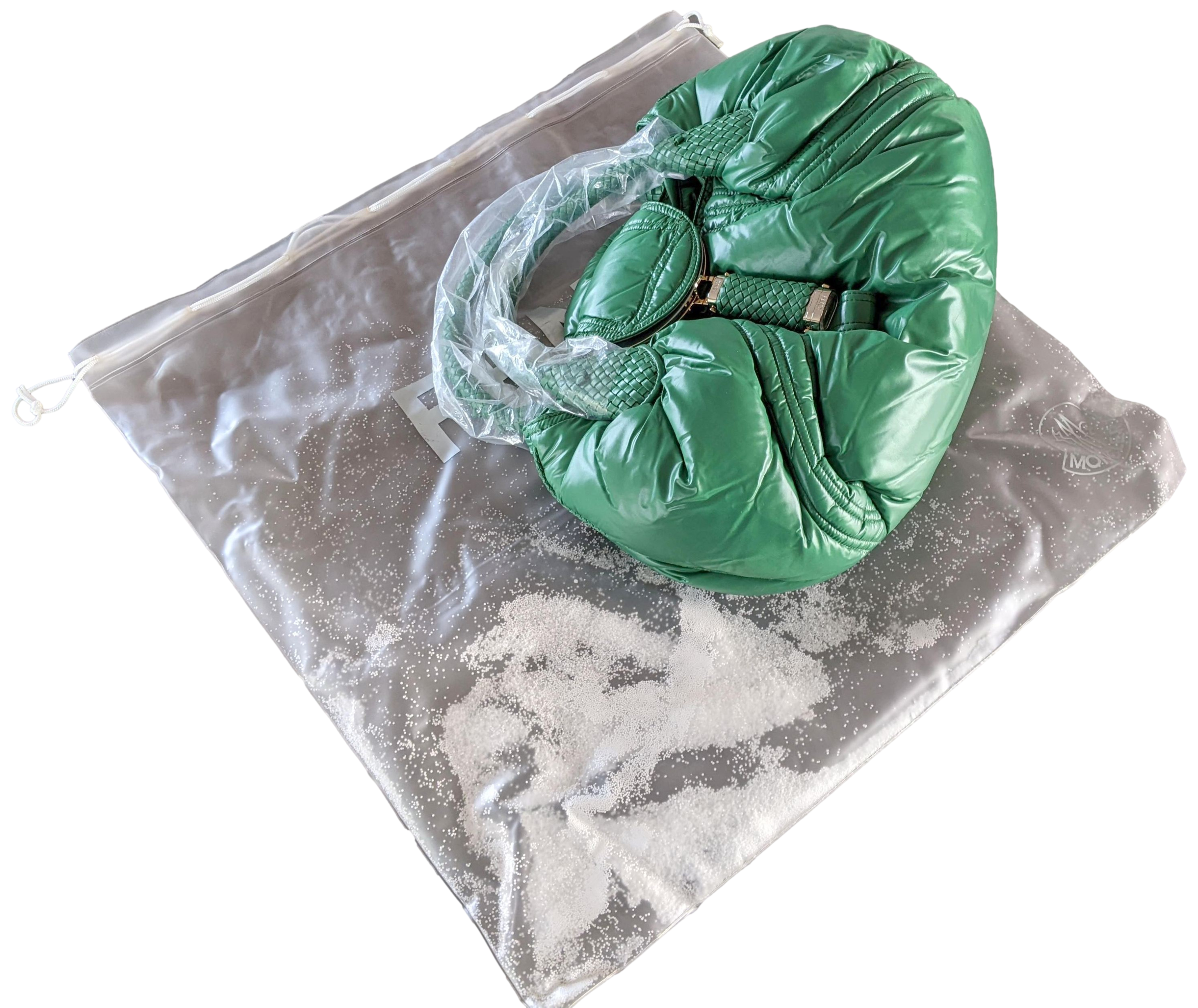 Fendi Moncler Green Nylon Spy Bag Limited Edition 500Pc
