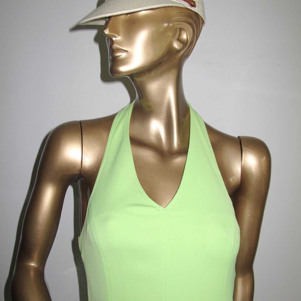 Gianni Versace - Jeans Couture Vintage Pistachio Bustier Dress Sz40 - poupishop
