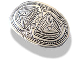 Hermes [13] AG Sterling Silver 925 TOUAREG TANDRIKA Belt Buckle H 32mm, BNIB! - poupishop
