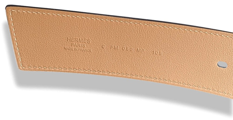 Hermes [135] Noir Sombrero II Calfskin PARTNER Complete Belt 40 MM, BNWTIB! - poupishop