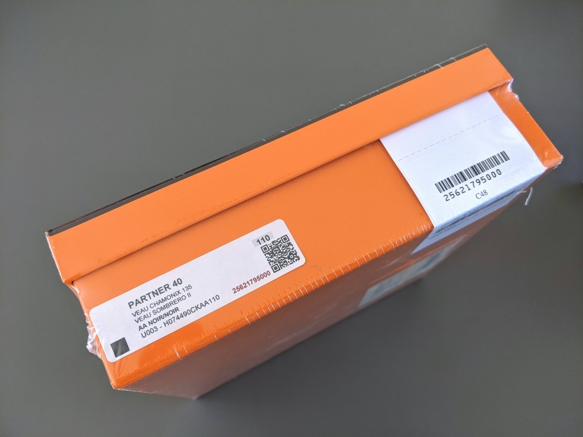 Hermes [135] Noir Sombrero II Calfskin PARTNER Complete Belt 40 MM, BNWTIB! - poupishop