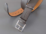 Hermes [149] 2012 Unisex Grey Beton Taurillon Clemence ETRIVIERE 40 Complete Belt, BNWIB! - poupishop