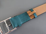 Hermes [150] 2013 Green Malachite Unisex Taurillon Clemence ETRIVIERE 40 Complete Belt, BNWIB! - poupishop