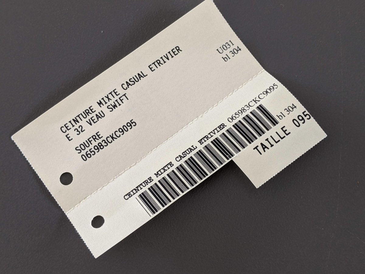 Hermes [153] 2013 Unisex Soufre Yellow Sulfur Casual Swilft Calfskin ETRIVIERE 32 Complete Belt, BNIB! - poupishop