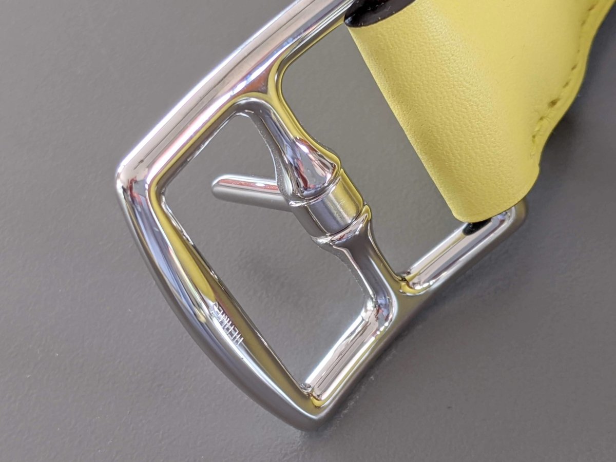 Hermes [153] 2013 Unisex Soufre Yellow Sulfur Casual Swilft Calfskin ETRIVIERE 32 Complete Belt, BNIB! - poupishop