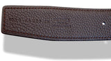 Hermes [154] Noir/Chocolat Veau Box/Togo Reversible Leather Strap Belt 32 mm, BNIB! - poupishop