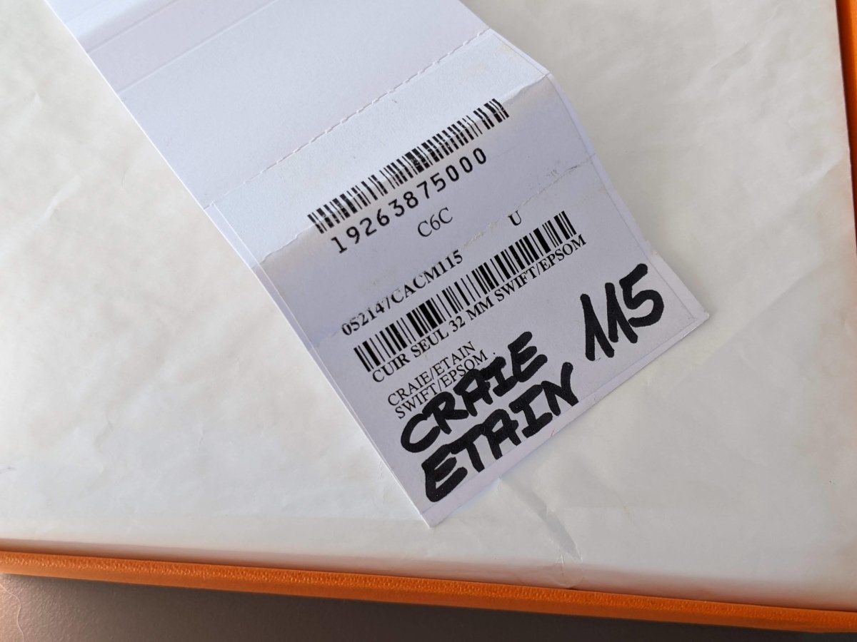 Hermes [169] 2013 Craie/Etain Reversible Swift/Epsom Leather Strap Belt 32 mm, NIB! - poupishop