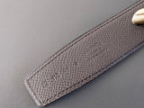 Hermes [169] 2013 Craie/Etain Reversible Swift/Epsom Leather Strap Belt 32 mm, NIB! - poupishop