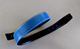 Hermes [173] 2003 Bleu/Noir Reversible Box/Gulliver Leather Strap Belt 32 mm, Box! - poupishop