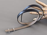 Hermes [188] Noir/Etoupe Swift/Epsom AG Argent FOCUS Complete Belt Reversible 13 MM Sz 075, BNIB! - poupishop