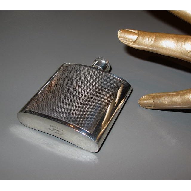 Hermes Art Deco Pocket Whisky Bottle
