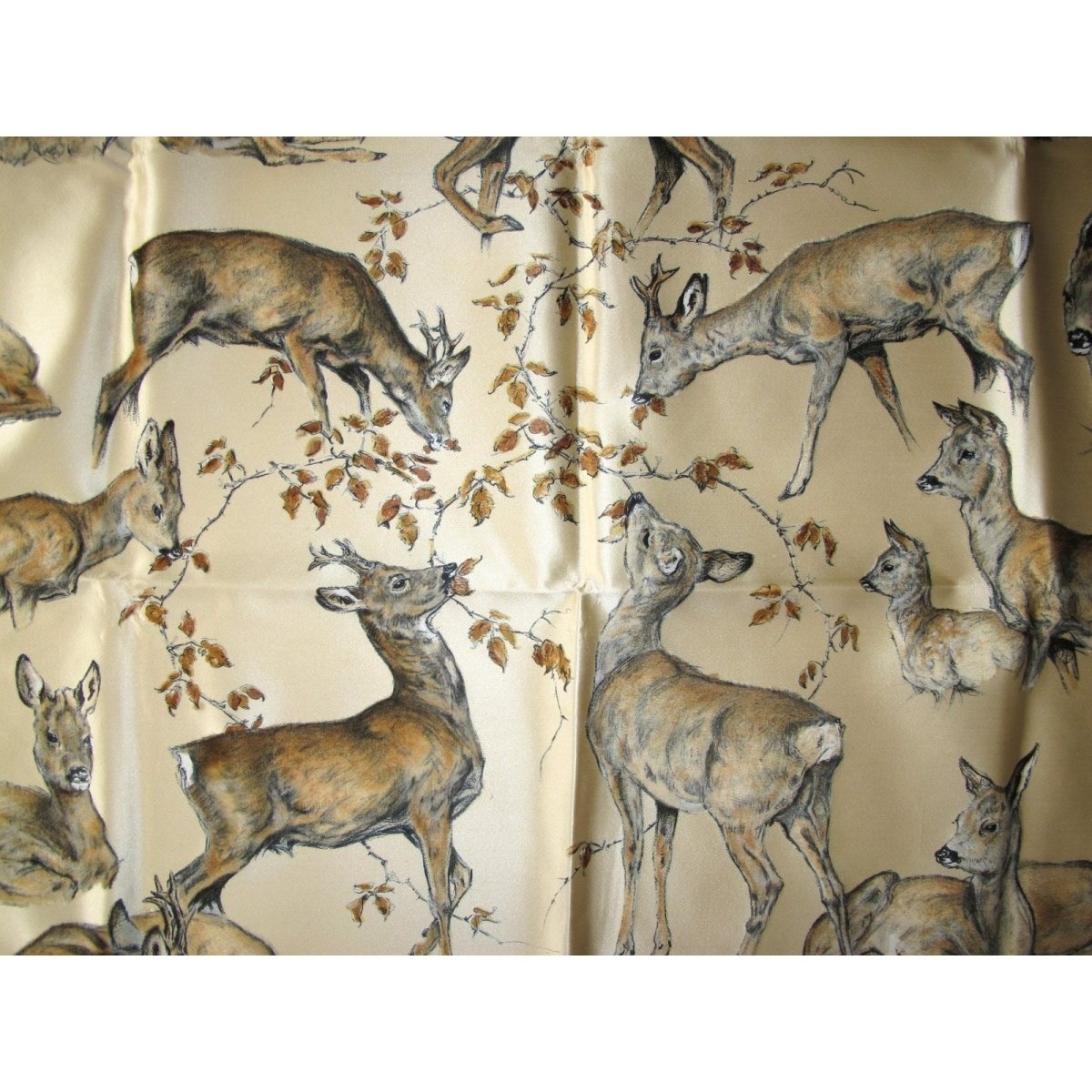 Hermes 1958 Les Biches by Xavier de Poret Soie Sabree