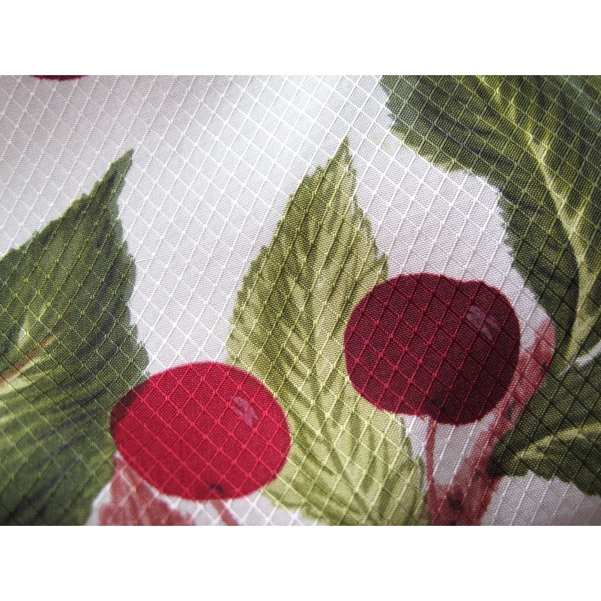 Hermes 1962 Gold White Les Cerises Jacquard Twill Silk 90, Rare! - poupishop