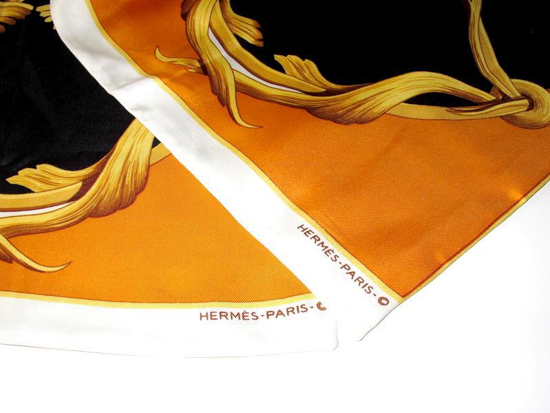 Hermes 70s Silk Bag and Matching Etole