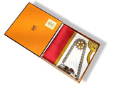 Hermes 1971 Rouge/Blanc Special Issue PRESTIGE MUSEE SCHLUMPF by Philippe Ledoux Twill 90, Limited in Box!