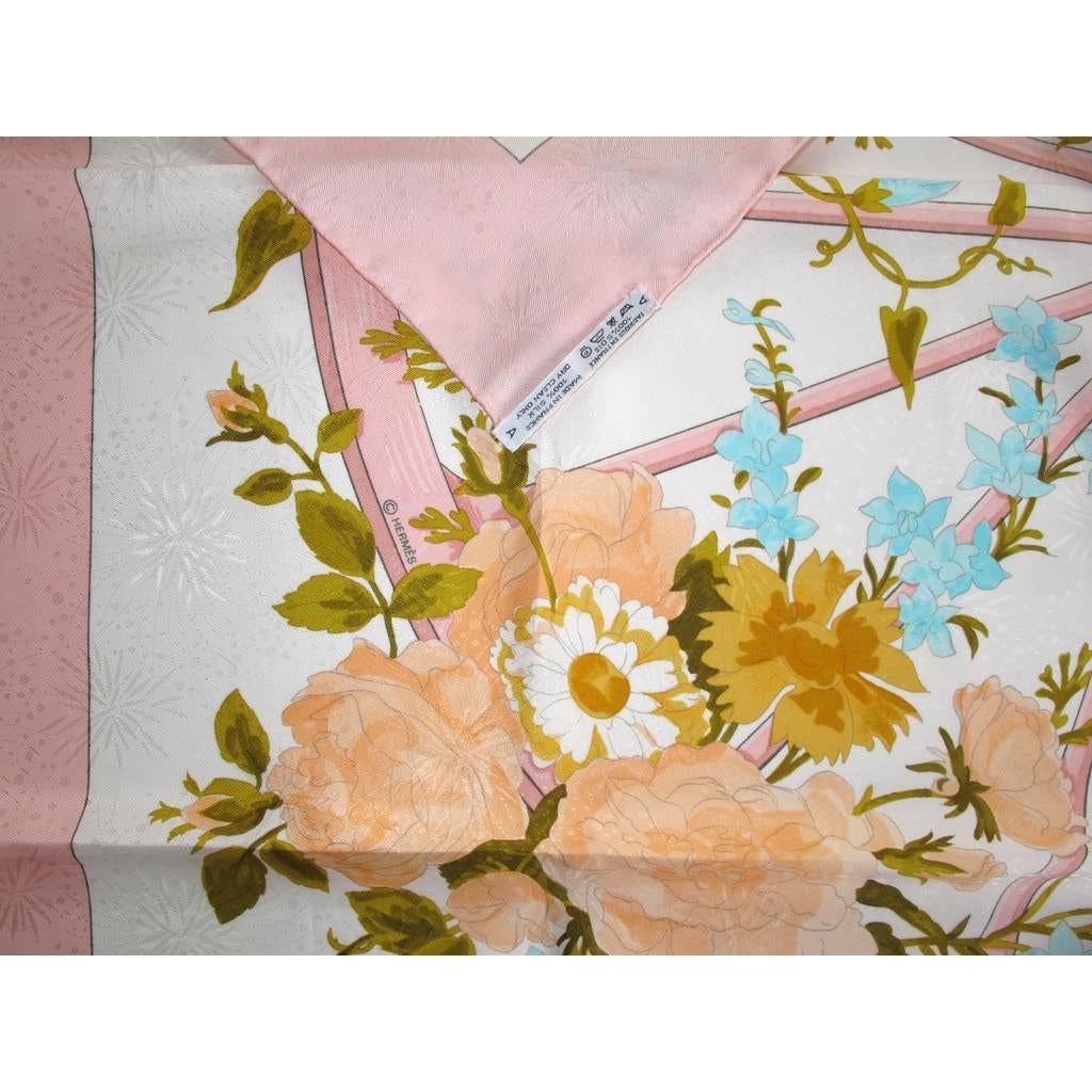 Hermes 1973 Romantique Jacquard Twill 90, NIB! - poupishop