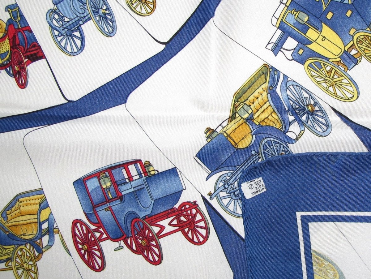Hermes Carrosserie by Philippe Ledoux Twill Silk 90