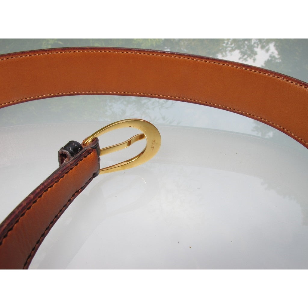 Hermes 1976 Black Equistrian Belt sz80-84