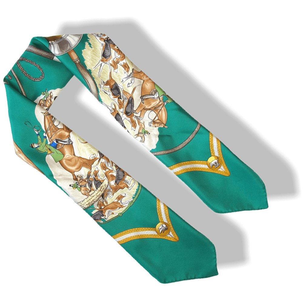 Hermes Le Laisser Courre by Jean de Fougerolle Twill Carre 90
