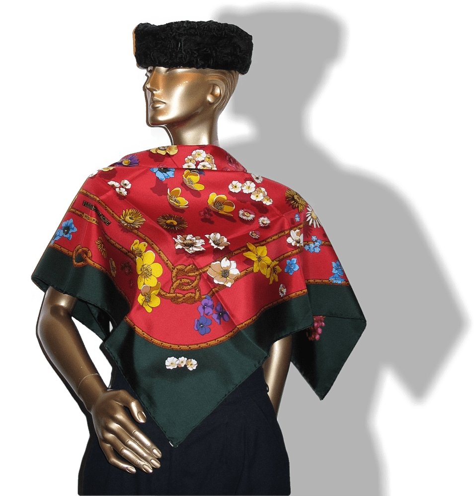 Hermes Fleurs de Montagne Twill scarf