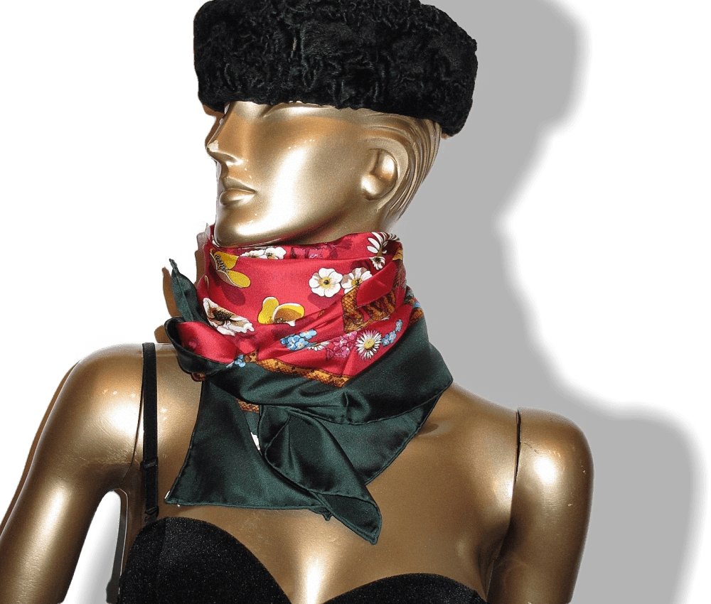 Hermes Fleurs de Montagne Twill scarf