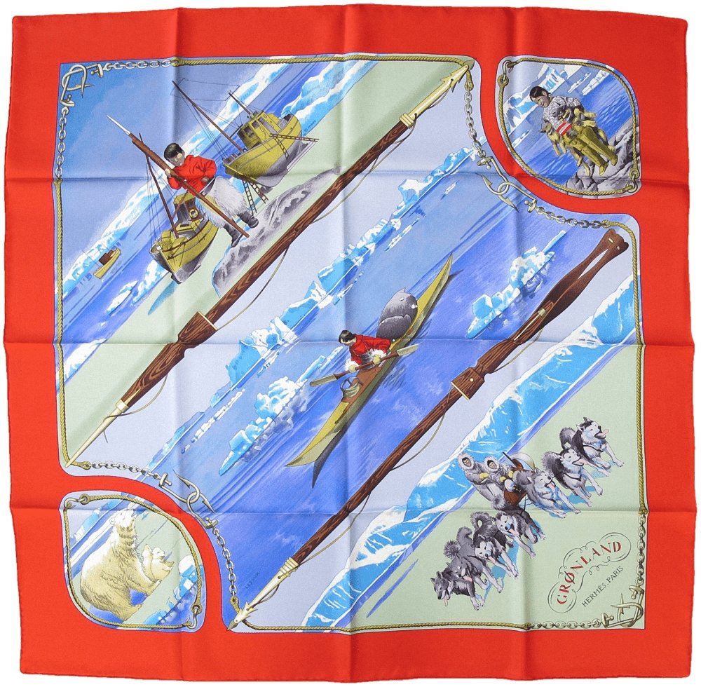Hermes Gronland Silk Twill 90