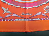 Hermes 1984 Orange/Rose/Gris Special Issue REVES D'ESPACE BREITLING Twill 90, BNIB! - poupishop