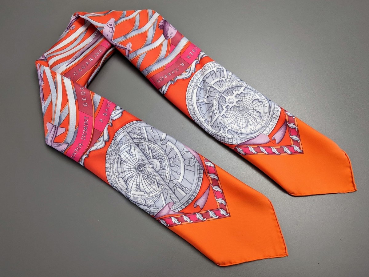 Hermes 1984 Orange/Rose/Gris Special Issue REVES D'ESPACE