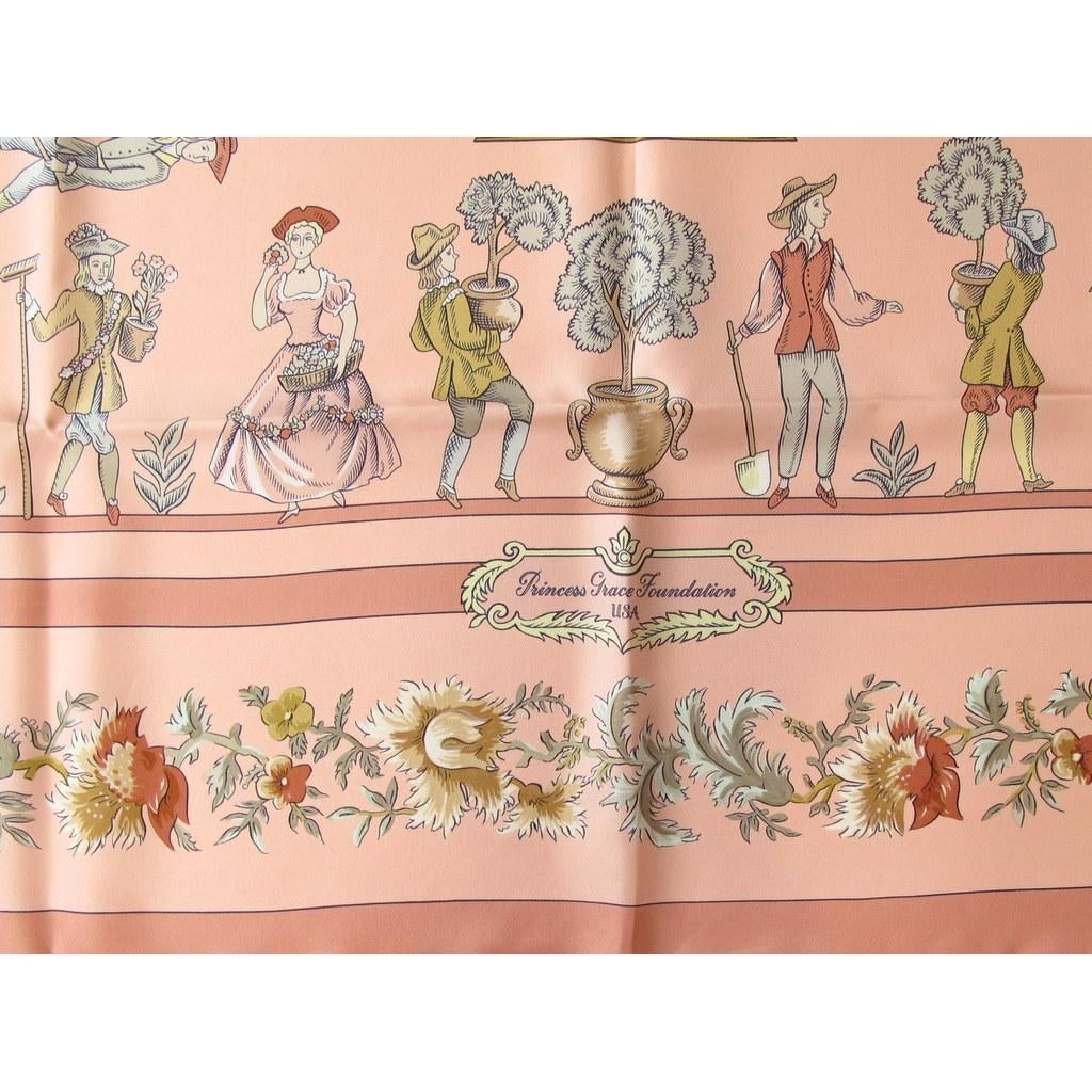 Hermes 1984 Princesse Grace Fondation USA jardiniers du roy