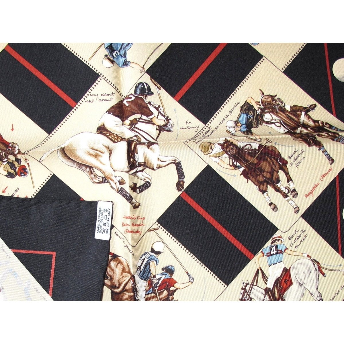 Hermes Le Monde du Polo Twill Gavroche 42cm