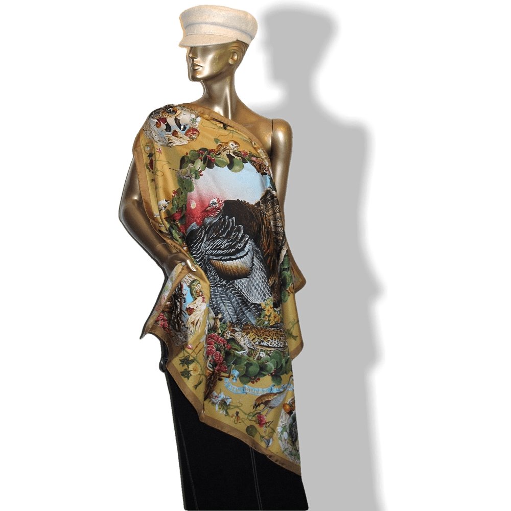 Hermes Faune et Flore du Texas Texas Wildlife by Kermit Oliver Twill 90