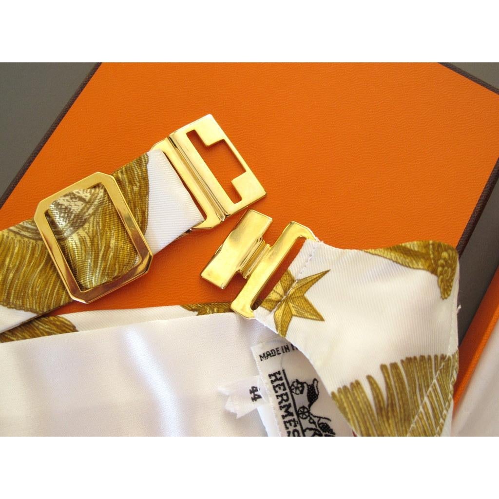Hermes 1987 Men Tuxedo Cummerbund & Bow Tie Sz44, Box! - poupishop