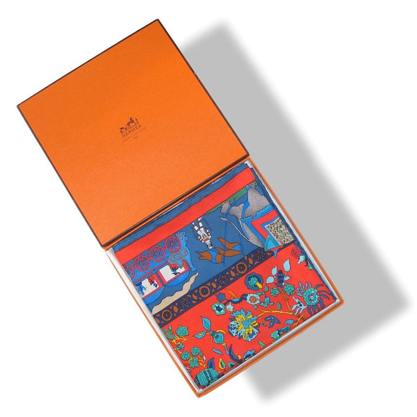 Hermes ASTRONAUT RAKESH SHARM Fantaisies Indiennes by Loic Dubigeon Twill 90