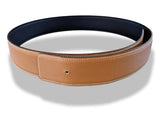 Hermes [199] Noir/Gold Veau Chamonix & Epsom Reversible Belt Strap 42 MM, BNWTIB! - poupishop