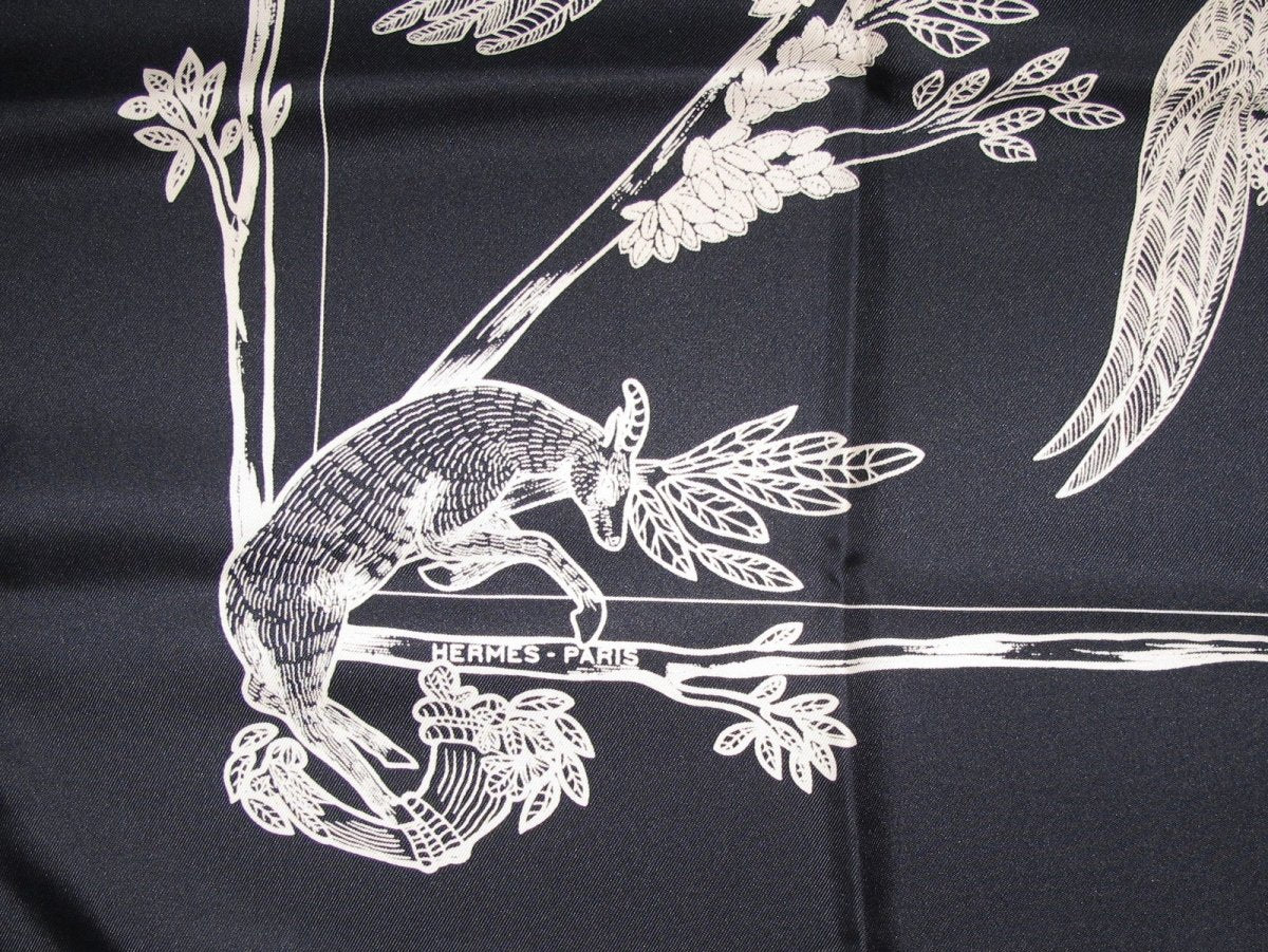 Hermes Alphabet III by Annie Faivre Twill Silk 90