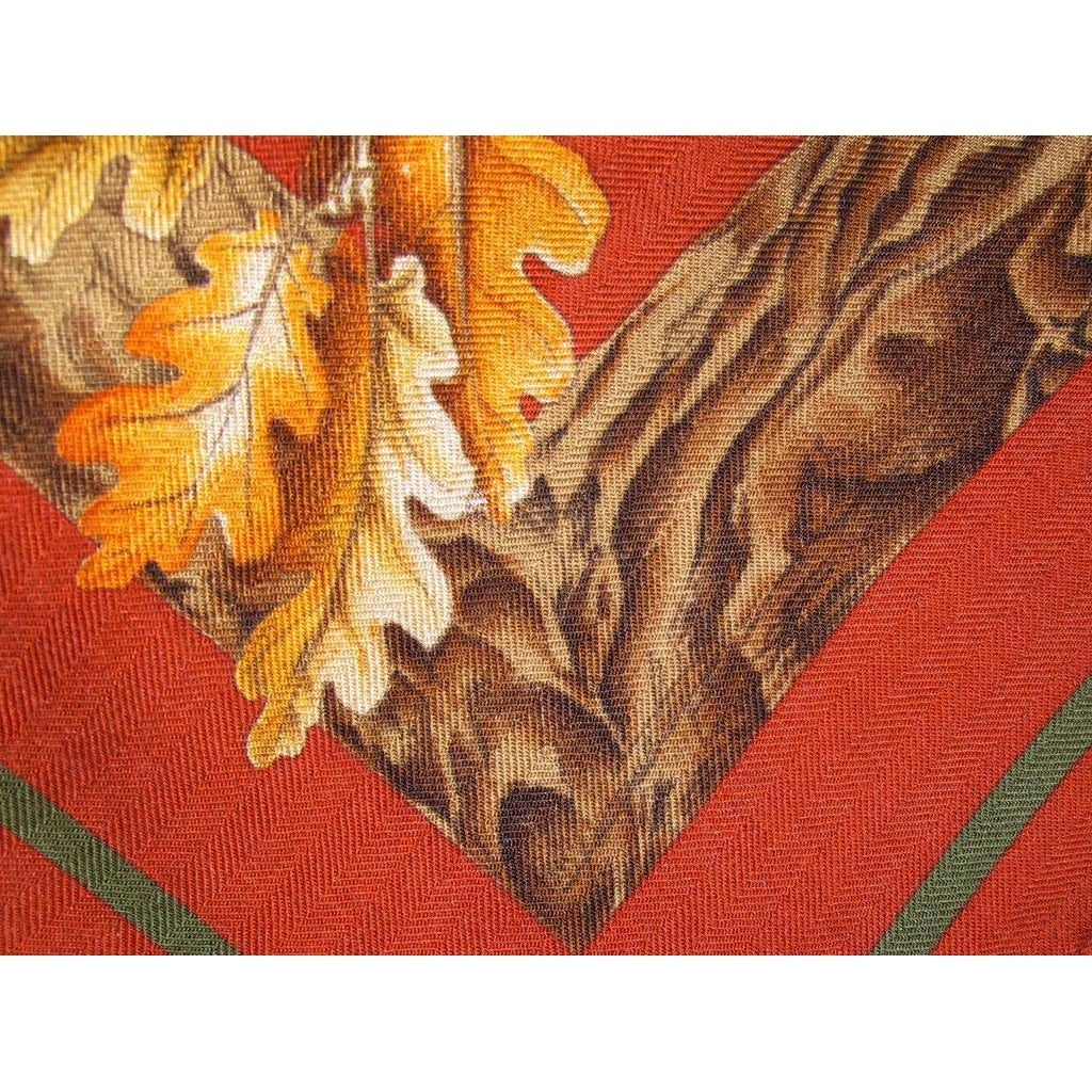 Hermes 1990s Brique Casse-Noisette by J. de Jacquelot Cashmere 90 - poupishop