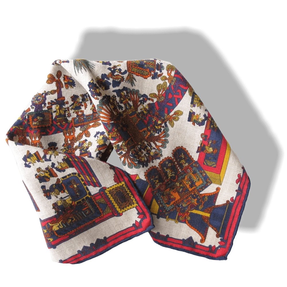 Hermes Astres et Soleils Annie Faivre Cashmere Gavroche
