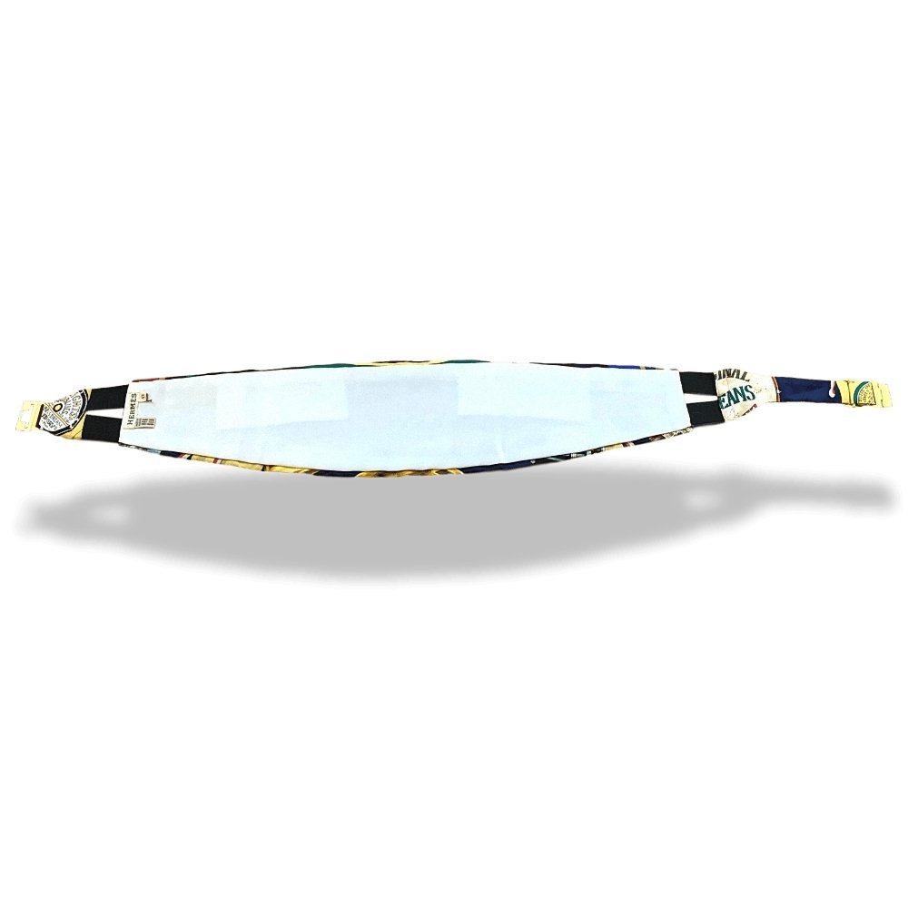 Hermes NEW ORLEANS CREOLE JAZZ Silk Belt