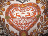 Hermes 1990s Noisette Natural Decoupage Cashmere Shawl 140