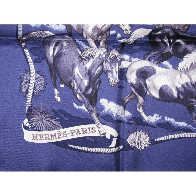 Hermes Les Mustangs by Robert Dallet Twill 90